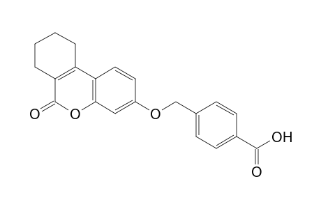 4-{[(6-oxo-7,8,9,10-tetrahydro-6H-benzo[c]chromen-3-yl)oxy]methyl}benzoic acid