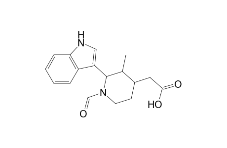 1-Formyl-2-(3-Indolyl)-3-methylpiperidine-4-acetic Acid