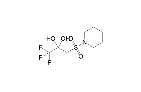 1,1,1-trifluoro-3-(1-piperidinylsulfonyl)propane-2,2-diol