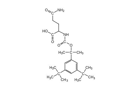 N2-carboxyglutamine, N2-(3,5-tert-butyl-alpha,alpha-dimethylbenzyl)ester