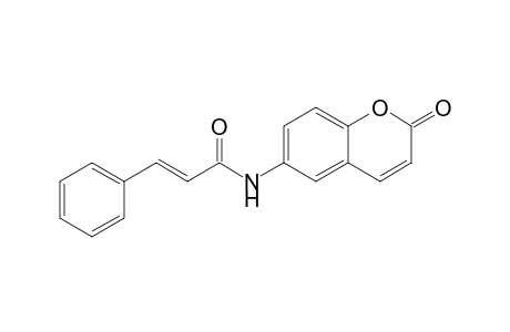(2E)-N-(2-oxo-2H-chromen-6-yl)-3-phenyl-2-propenamide