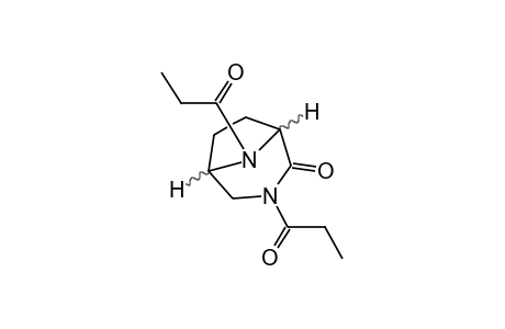 3,8-DIPROPIONYL-3,8-DIAZABICYCLO[3.2.1]OCTAN-2-ONE