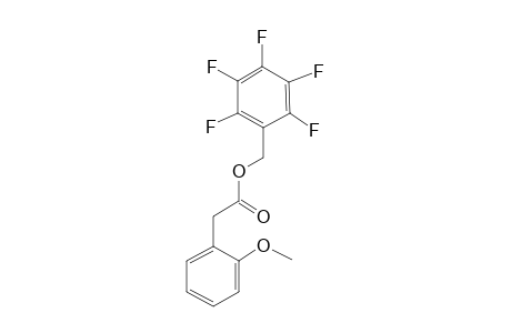 2-Methoxyphenylacetic acid, pentafluorobenzoyl