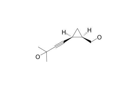 4-((1S*,2R*)-2-Hydroxymethylcyclopropyl)-2-methylbut-3-yn-2-ol