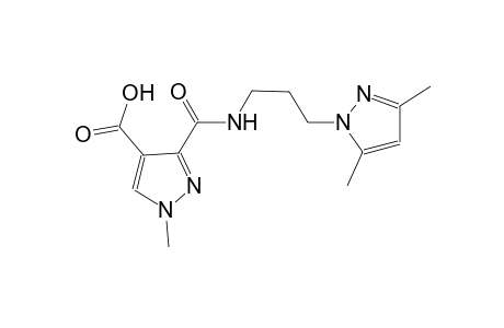 1H-pyrazole-4-carboxylic acid, 3-[[[3-(3,5-dimethyl-1H-pyrazol-1-yl)propyl]amino]carbonyl]-1-methyl-