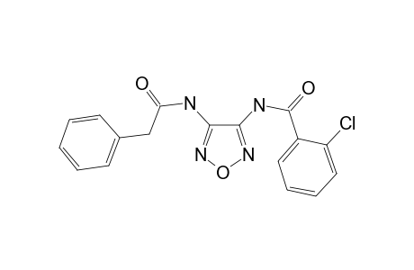 Benzamide, 2-chloro-N-(4-phenylacetylaminofurazan-3-yl)-