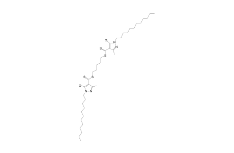 1,5-BIS-(4-DITHIOCARBOXYLATE-1-DODECYL-5-HYDROXY-3-METHYLPYRAZOLYL)-PENTANE