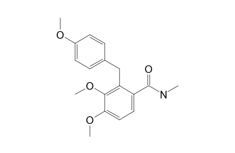 3,4-Dimethoxy-2-[(4-methoxyphenyl)methyl]-N-methyl-benzamide