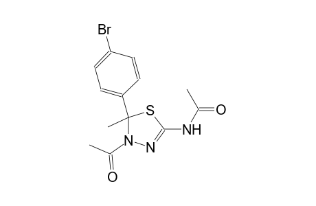 5-ACETAMIDO-3-N-ACETYL-2-(4'-BROMOPHENYL)-2-METHYL-1,3,4-THIADIAZOLINE