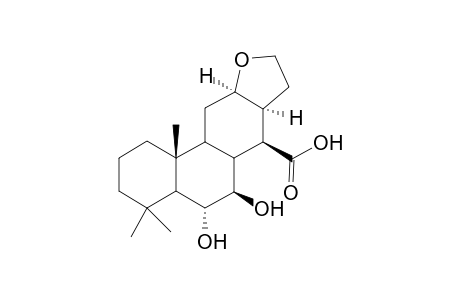 6-ALPHA,7-BETA-DIHYDRO-12,13,15,16-TETRAHYDROVOUACAPAN-17-BETA-OIC-ACID