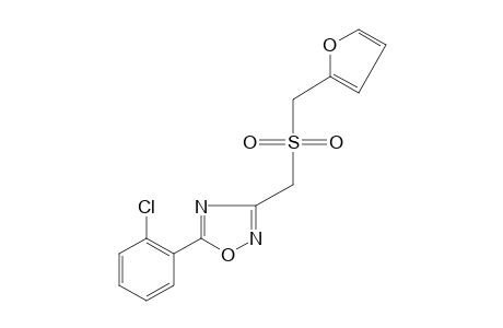 5-(o-chlorophenyl)-3-[(furfurylsulfonyl)methyl]-1,2,4-oxadiazole