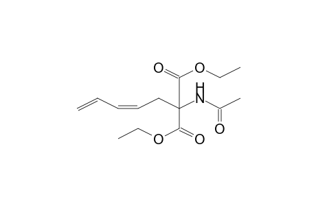2-Acetylamino-2-penta-2,4-dienyl-malonic acid, diethyl ester