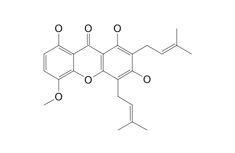 1,3,8-TRIHYDROXY-5-METHOXY-2,4-DI-(3-METHYLBUT-2-ENYL)-XANTHONE