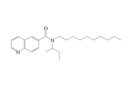Quinoline-6-carboxamide, N-(2-butyl)-N-decyl-