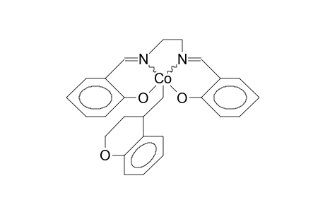 4-Chroman-4-yl-methyl-cobalt(iii) N,N'-1,2-ethylene-bis(salicylideimine) complex