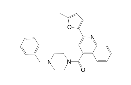 4-[(4-Benzyl-1-piperazinyl)carbonyl]-2-(5-methyl-2-furyl)quinoline