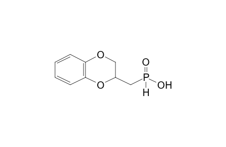 Phosphinic acid, (1,4-benzodioxan-2-yl)methyl-