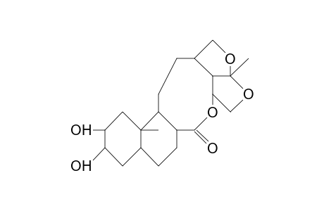 5,6,13,18-Tetrahydro-glaucogenin-A, (2.alpha.-OH, 3.beta.-OH,5.alpha.-H)