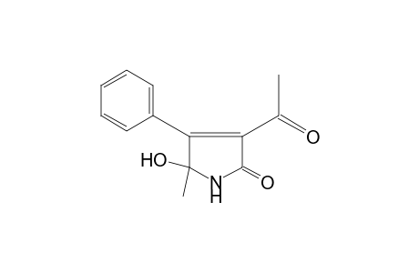 3-ACETYL-5-HYDROXY-5-METHYL-4-PHENYL-3-PYRROLIN-2-ONE