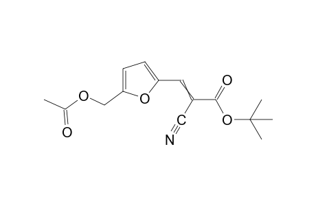 alpha-cyano-5-(hydroxymethyl)-2-furanacrylic acid, tert-butyl ester, acetate (ester)