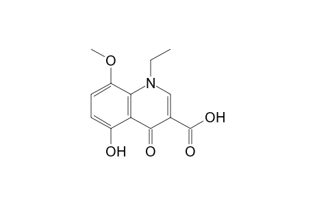 1-Ethyl-5-hydroxy-4-keto-8-methoxy-quinoline-3-carboxylic acid