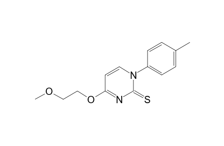 4-(2-METHOXY)-ETHOXY-1-PARA-TOLYLPYRIMIDINE-2(1H)-THIONE