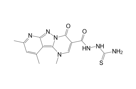 2-[(1,8,10-trimethyl-4-oxo-1,4-dihydropyrido[2',3':3,4]pyrazolo[1,5-a]pyrimidin-3-yl)carbonyl]hydrazinecarbothioamide