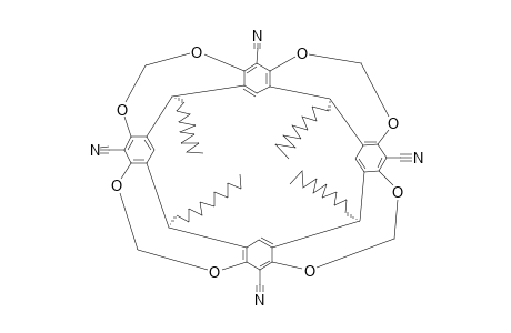 #1B;7,11,15,28-TETRACYANO-1,21,23,25-TETRAUNDECYL-2,20:3,19-DIMETHENO-1H,21H,23H,25H-BIS-[1,3]-DIOXOCINO-[5,4-I:5',4'-I']-BENZO-[1,2-D:5,4-D']-BIS-[1,3]-BENZOD