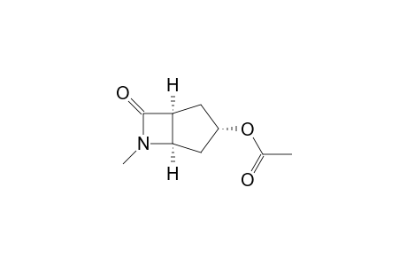 6-Methyl-7-oxo-6-azabicyclo[3.2.0]hept-3-yl acetate