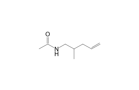 N-(2-methylpent-4-enyl)acetamide