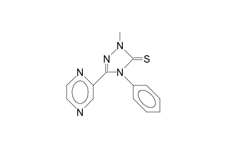 2-METHYL-4-ETHYL-5-(2'-PYRAZINYL)-1,2,4-TRIAZOLE-3-THIONE