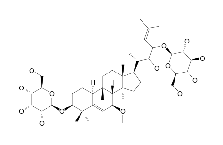 KARAVILOSIDE-V;23-O-BETA-D-ALLOPYRANOSYL-7-METHOXY-CUCURBITA-5,24-DIEN-3-BETA,22-XI,23-XI-TRIOL-3-O-BETA-D-ALLOPYRANOSIDE