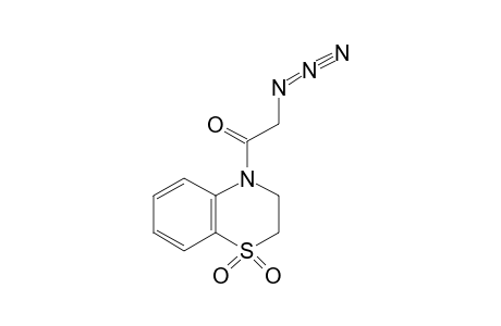 4-(AZIDOACETYL)-3,4-DIHYDRO-2H-1,4-BENZOTHIAZINE, 1,1-DIOXIDE