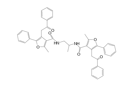 2-Methyl-N3-[1-methyl-2-({[2-methyl-4-(2-oxo-2-phenylethyl)-5-phenyl-3-furyl]carbonyl}amino)ethyl]-4-(2-oxo-2-phenylethyl)-5-phenyl-3-furamide