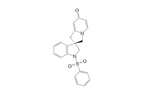 1-Phenylsulfonylspiro[indole-3,2'-indolizine]-7'-one