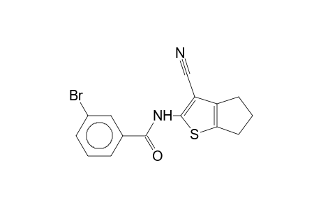 3-Bromo-N-(3-cyano-5,6-dihydro-4H-cyclopenta[b]thien-2-yl)benzamide