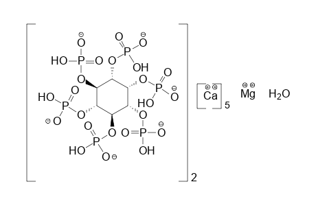 myo-INOSITOL, HEXAKIS(DIHYDROGEN PHOSPHATE), CALCIUM MAGNESIUM SALT (2:5:1), HYDRATED