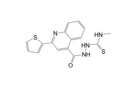 N-methyl-2-{[2-(2-thienyl)-4-quinolinyl]carbonyl}hydrazinecarbothioamide