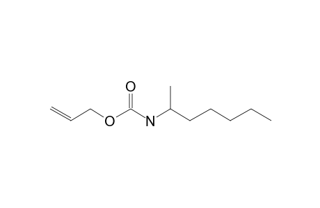 Carbonic acid, monoamide, N-hept-2-yl-, allyl ester