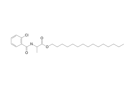 L-Alanine, N-(2-chlorobenzoyl)-, pentadecyl ester