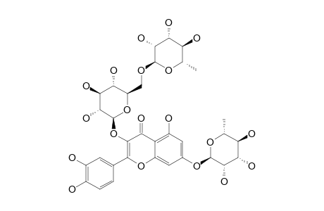 QUERCETIN-3-O-BETA-D-RUTINOSIDE-7-O-ALPHA-L-RHAMNOPYRANOSIDE