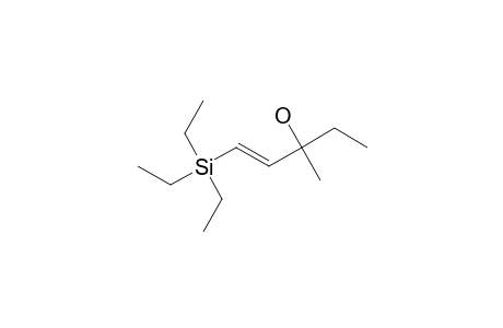 E-3-HYDROXY-3-METHYL-1-TRIETHYLSILYL-1-PENTENE