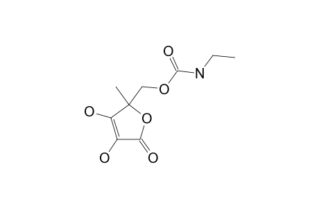 (3,4-Dihydroxy-5-methyl-2(5H)-oxofuran-5-yl)-methyl-N-ethylcarbamate