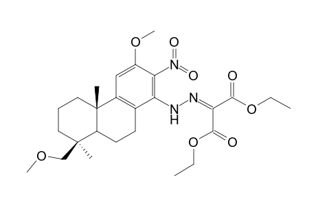 Diethyl mesoxalate 12,19-dimethoxy-13-nitropodocarpa-8,11,13-trien-14-ylhydrazone