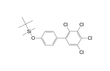 4-Hydroxy-2',3',4',5'-tetrachlorobiphenyl, tert-butyldimethylsilyl ether