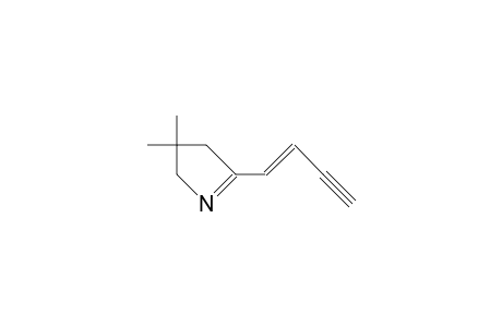 2-[(E)-but-1-en-3-ynyl]-4,4-dimethyl-1-pyrroline