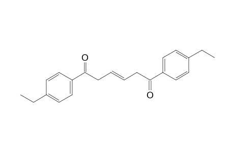 trans-1,6-BIS(p-ETHYLPHENYL)-3-HEXENE-1,6-DIONE