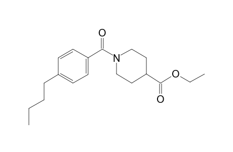 Isonipecotic acid, N-(4-butylbenzoyl)-, ethyl ester