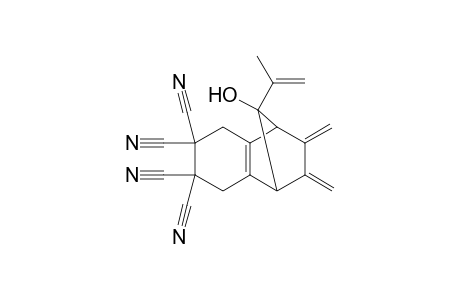 1,4-Methanonaphthalene-6,6,7,7-tetracarbonitrile, 1,2,3,4,5,8-hexahydro-9-hydroxy-2,3-bis(methylene)-9-(1-methylethenyl)-, stereoisomer