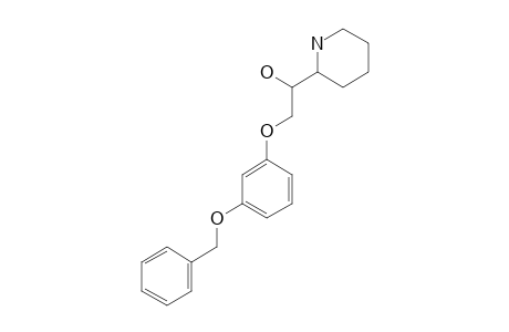 ERYTHRO-2-(3'-BENZYLOXYPHENOXY)-1-(2-PIPERIDYL)-ETHANOL